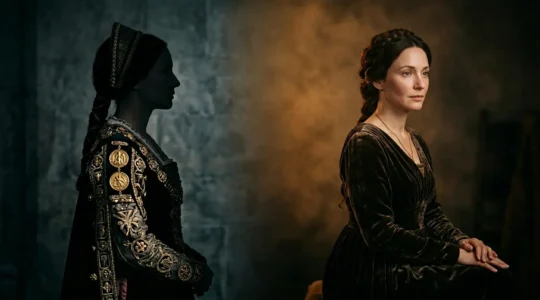 A contemplative Renaissance portrait capturing the shift from formal symbolism to profound psychological depth